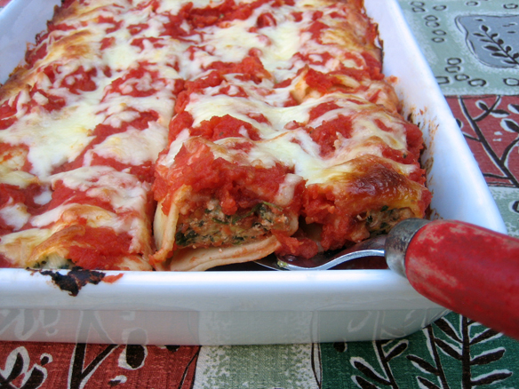 Pork, fennel and spinach canneloni