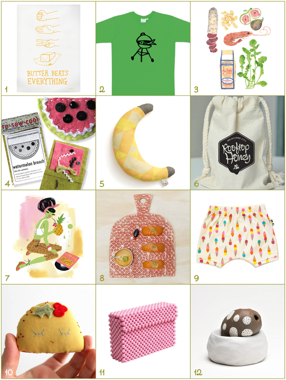 2014 food-related Gift Guide. Handmade in Melbourne.