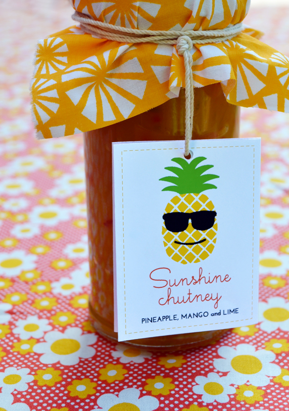 Sunshine chutney (pineapple, mango and lime). One Equals Two.